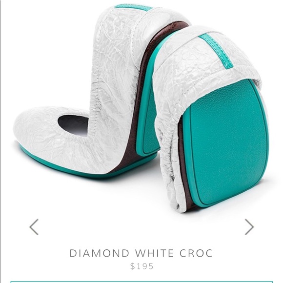 Tieks Shoes - Tieks - Diamond White Croc Size 9